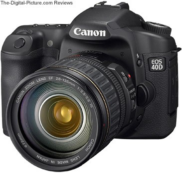 Canon EOS 40D DSLR Camera w/grip