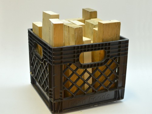 Crate of 2x4 cribbing (wood)