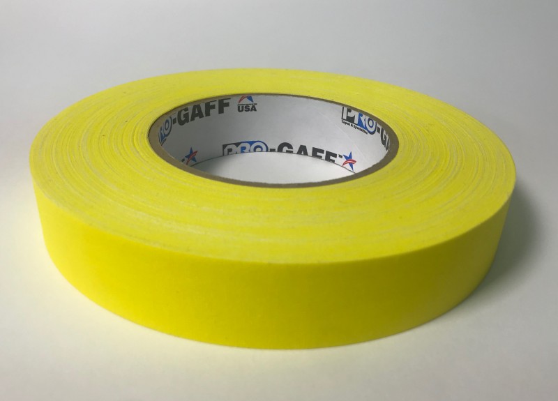 Tape, Gaffer's Tape, 1" Yellow