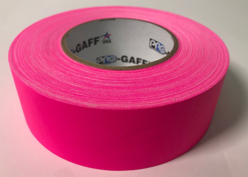 Tape, Gaffer's Tape, 2" Fluorescent Pink