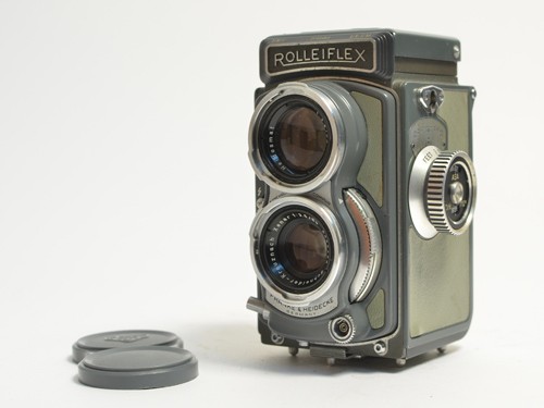 Rolleiflex Baby 4x4 Twin Lens Reflex Camera Prop #C241