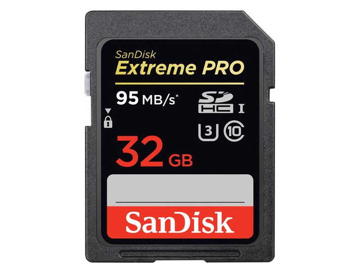 SanDisk 32GB Extreme Pro UHS-I SDXC U3 Memory Card