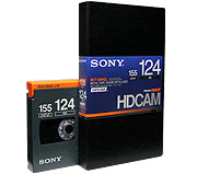 Sony BCT-124HDL, HDCAM 124/155 Min