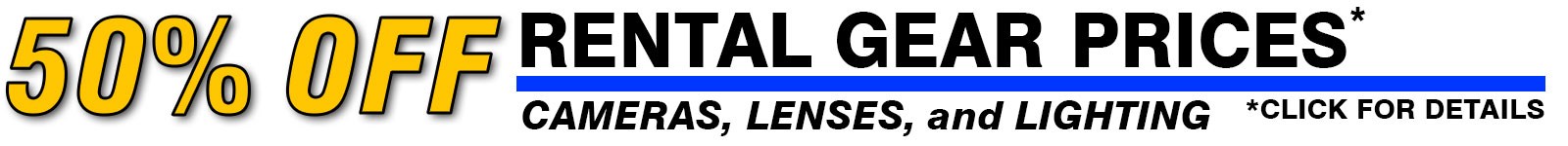 50% OFF ALL Rental Quotes at Budget Video Rentals