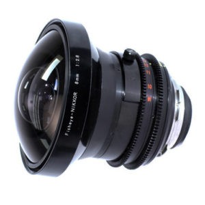 Century Nikkor 8mm Fisheye Wide Angle Lens PL
