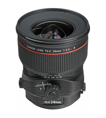 Canon TS-E 24mm f/3.5 II 35mm tilt/shift lens Version 2