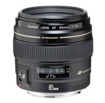 Canon EF 85mm f/1.8 USM Autofocus 35mm lens