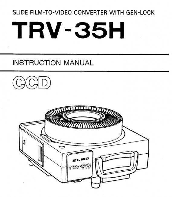 Elmo TRV35H 35mm Slide to Video Converter