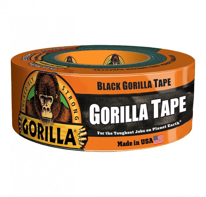 Black Gorilla Tape, 1.88" x 12 yards