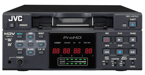 JVC BR-HD50 Recorder/Player/VTR Deck