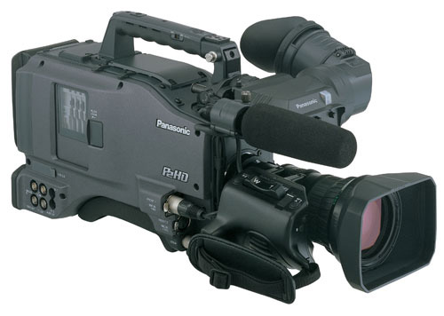 Panasonic AG-HPX500 with HD Zoom lens