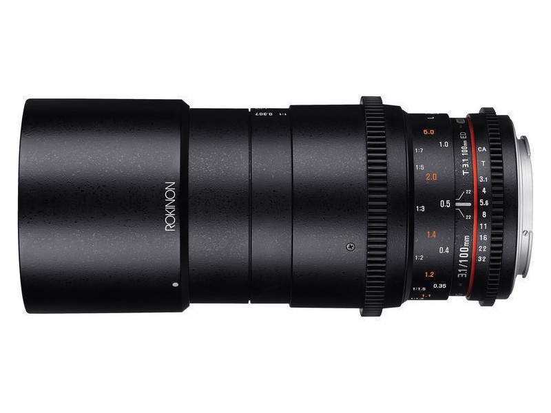 Rokinon 100mm T3.1 Macro Cine DS Lens for Canon EF Mount