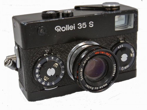 Rollei 35S 35mm Mini Camera Prop Black, #C27