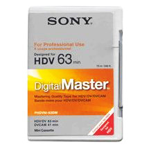 Sony PHDVM63DM, Digital Master Tape