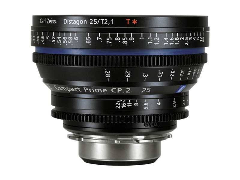 Zeiss Compact Prime CP.2 25mm/T2.1 Cine Lens (PL Mount)