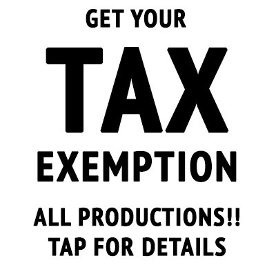 Get your tax exemption today