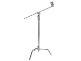 40in C-stand with head and arm, MIN 53in (126cm), MAX 126.5in (321cm)